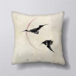 Bat Vintage Botanical -Cushion Cover Case Or Stuffed With Insert - thumbnail 1