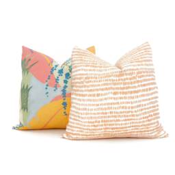 Schumacher Tropical Pineapple Pillow Cover Ananas Linen Accent - thumbnail 4