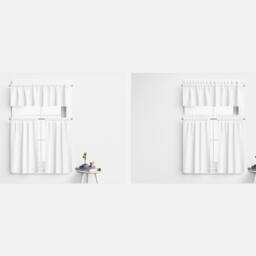 Valance & Cafe Curtains Mockup Set, Curtain - thumbnail 2