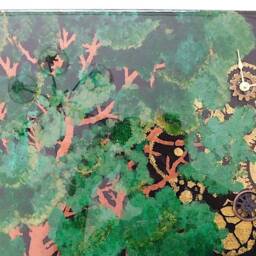Tree Stencil Clock - thumbnail 3