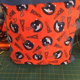 Denver Bronco's Pillow - thumbnail 2