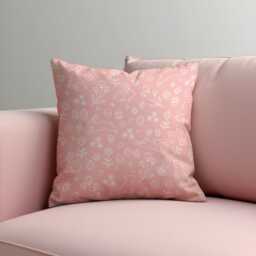 Easter Cushion Cover, Blush Pink Bunny Line Art Pillow Case, Minimal Spring Rabbit Pattern, Nursery Sofa Decor