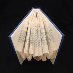 W Heart M 2 Letters With Symbol Wedding Anniversary Gift Folded-Book Art Sculpture - thumbnail 3
