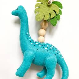 Dinosaur Stroller Toy, Dinosaur Pram Mobile, Accessories, Montessori Toys, Nobile, Baby Shower Gift, Decor - thumbnail 2