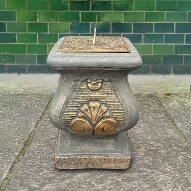 Massive Hourglass Sundial Statue Concrete Timepiece Sculpture Stone Decoration Cement Garden Ornament Sundial Lover Gift Yard Art - image 1
