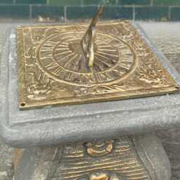 Massive Hourglass Sundial Statue Concrete Timepiece Sculpture Stone Decoration Cement Garden Ornament Sundial Lover Gift Yard Art - thumbnail 2