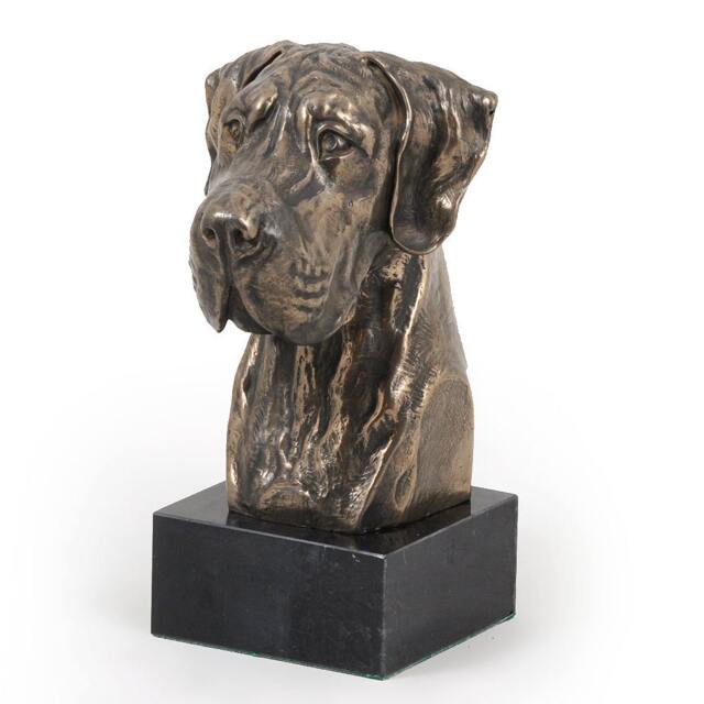 Great Dane - Uncropped, Dog Marble Statue, Limited Edition, Artdog. Made Of Cold Cast Bronze. Perfect Gift. Limited Edition - image 1