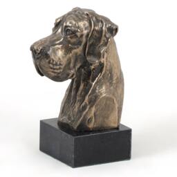 Great Dane - Uncropped, Dog Marble Statue, Limited Edition, Artdog. Made Of Cold Cast Bronze. Perfect Gift. Limited Edition - thumbnail 3
