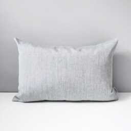 Silver Grey Sunbrella?? Outdoor Pillow Cover, Granite Gray Cushions For Garden Patio & Pool Seating - thumbnail 1