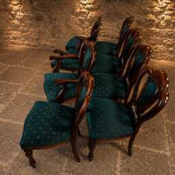 Victorian Mahogany Balloon Back Dining Chairs Set - 6 Side, 2 Carver Armchairs - thumbnail 3