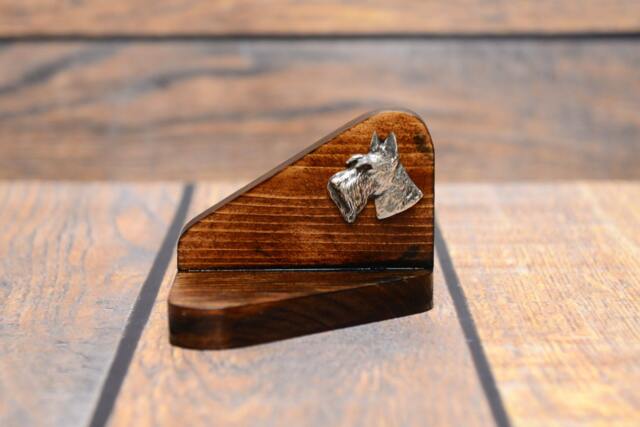 Scottish Terrier - Wooden Candlestick With Dog, Souvenir, Decoration, Limited Edition, Collection - image 1