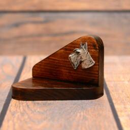 Scottish Terrier - Wooden Candlestick With Dog, Souvenir, Decoration, Limited Edition, Collection - thumbnail 2