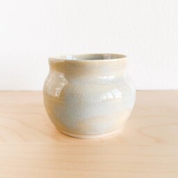 Small Vase, Handmade Ceramic, Multicolor Glossy Glaze, Modern Pottery, Cute Pastel, Flower Lover, Mothers Day Gift, Home Desktop Decor - thumbnail 2