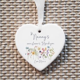 Personalised Ceramic Flower Vase, Mother's Day Gift For Mum, Nana, Nanny, Grandma Birthday - thumbnail 2