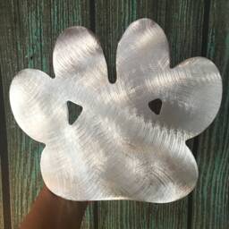 Paw Print Tree Topper, Dog, Christmas, Holiday Decoration, Aluminum, Metal, Art, Unique Gift Idea, Dog Lovers - thumbnail 1