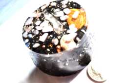 Handmade Quartz Crystal Orgone Tower Emf Protection, Chakra Balancing - thumbnail 1