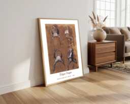 Edgar Degas Horse Racing Art Print Jockey Studies - thumbnail 1