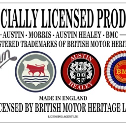 "B.m.c. British Motor Corporation Metal Sign Size 12""x12" - thumbnail 2