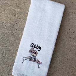 New Personalized Gymnast Sweat Towel, Gymnastics Gifts, Sports Towel - thumbnail 1
