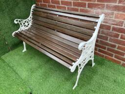 Cast Iron Garden Rustic Bench