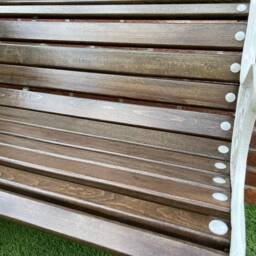 Cast Iron Garden Rustic Bench - thumbnail 3