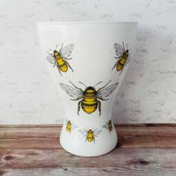 Bumblebee Bouquet Style Glass Flower Vase, Bee Home Decor, Themed Gifts, Lovers - thumbnail 2