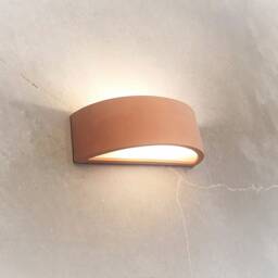 Handmade Terracotta Wall Sconce Arch Shape Ceramic Light Fixture - thumbnail 2