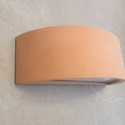 Handmade Terracotta Wall Sconce Arch Shape Ceramic Light Fixture - thumbnail 4