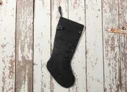 Repurposed & Upcycled Canvas Pants Christmas Stocking - Hunter, Farmer Contractor Or Outdoor Lover