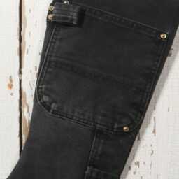 Repurposed & Upcycled Canvas Pants Christmas Stocking - Hunter, Farmer Contractor Or Outdoor Lover - thumbnail 3