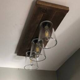 The Amigos Mason Jar Rustic Country Barnwood Light Chandelier - thumbnail 4