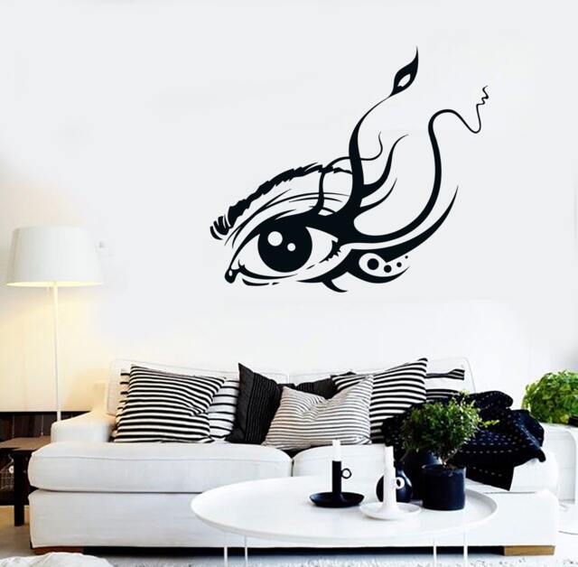 Abstract Eye Wall Vinyl Decal Tree Bedroom Romantic Creative Room Decor Stickers 2319Di - image 1