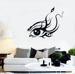 Abstract Eye Wall Vinyl Decal Tree Bedroom Romantic Creative Room Decor Stickers 2319Di - thumbnail 1