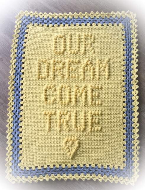 Our Dream Come True Crochet Baby Blanket Pattern - image 1