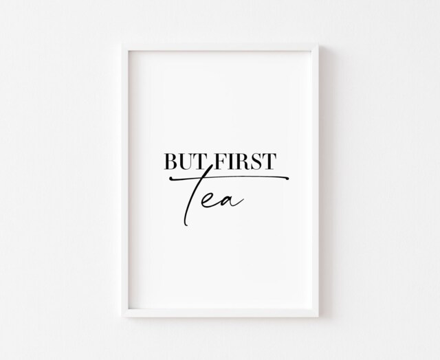 Kitchen Print - Prints Food Tea Wall Art Funny Decor Home - image 1