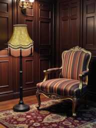 Gold Paisley Fabric Lampshade Handmade in The UK For Table & Floor Standard Lamp Shades, Ceiling Lights, Clip On Wall Lights - thumbnail 1
