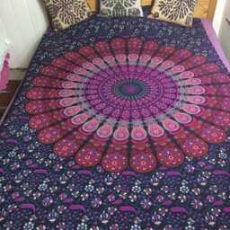 Indian Mandala Neptol Bedspread Throw Wall-Hanging - Boho Ethnic Nomads Wales - thumbnail 2