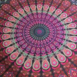 Indian Mandala Neptol Bedspread Throw Wall-Hanging - Boho Ethnic Nomads Wales - thumbnail 4