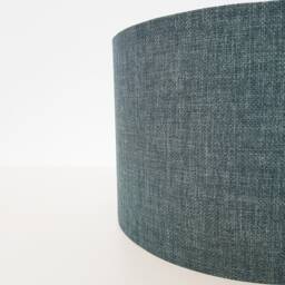Textured Duck Egg Blue Lampshade With Gold Lining - thumbnail 3