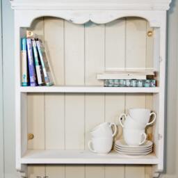 Cottage Wall Shelf, 23cm Deep, Bookcase, Kitchen Spice Rack, Solid Wood, Traditionally Made - thumbnail 3