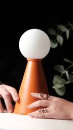 Touch-Controlled Bilia Table Lamp Retro Italian Design - thumbnail 1