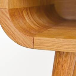 High Nightstand With Shelf & Drawer, Wood Bedside Table/Mid Century Side End Table Sofa Open Shelf Handmade Custom - thumbnail 4