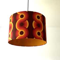 "Lampshade ""Retro Ochre" - thumbnail 2