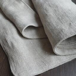 Rustic Linen Bath Mat, Double-Layered, Thick Heavy - thumbnail 3