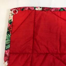 "Quilted Christmas Bow Jingle Bell Wall Hanging 16"" X 11" - thumbnail 3