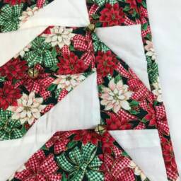 "Quilted Christmas Bow Jingle Bell Wall Hanging 16"" X 11" - thumbnail 4