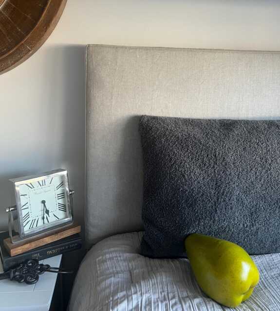 Belgian Linen Headboard Slipcovers With Clean Lines - image 1