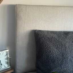 Belgian Linen Headboard Slipcovers With Clean Lines - thumbnail 2