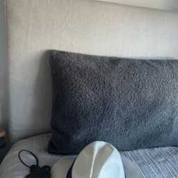 Belgian Linen Headboard Slipcovers With Clean Lines - thumbnail 4