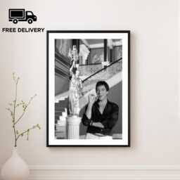 Vintage Al Pacino Scarface Print, Hollywood Film Actor Poster, Fine Art Photography Wall Art, Museum Quality, Classic Black & White Print - thumbnail 1